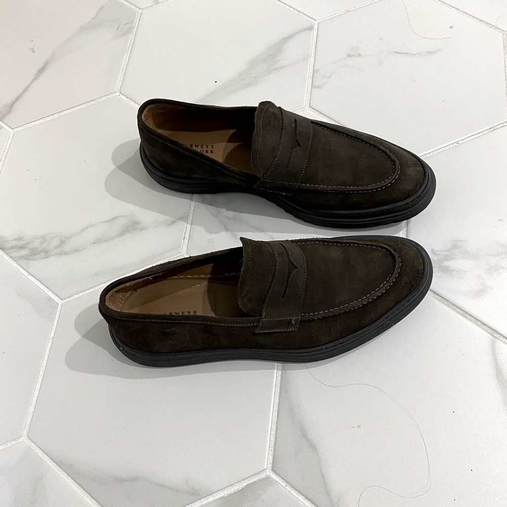 Hardly worn slip on Barney’s New York shoes
